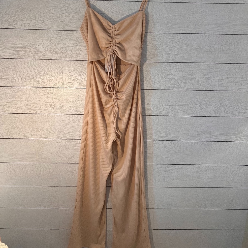 Too Tempted Cut Out Jumpsuit
